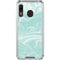 Mint Marbling Galaxy A30 Clear Case