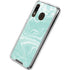 Mint Marbling Galaxy A30 Clear Case