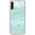 Mint Marbling Galaxy A50 Clear Case