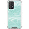 Mint Marbling Galaxy A52 5G Clear Case