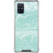 Mint Marbling Galaxy A71 5G Clear Case