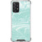 Mint Marbling Galaxy A72 5G Clear Case