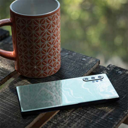 Mint Marbling Galaxy Note 10 Plus Skin
