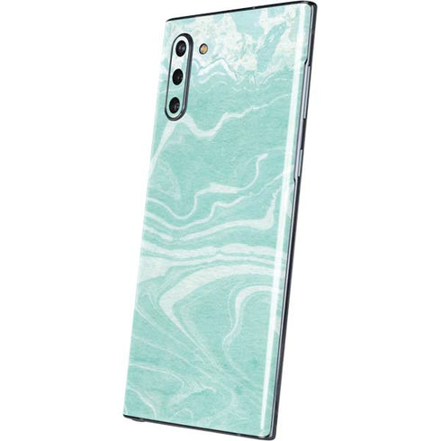 Mint Marbling Galaxy Note 10 Skin