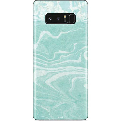 Mint Marbling Galaxy Note 8 Skin