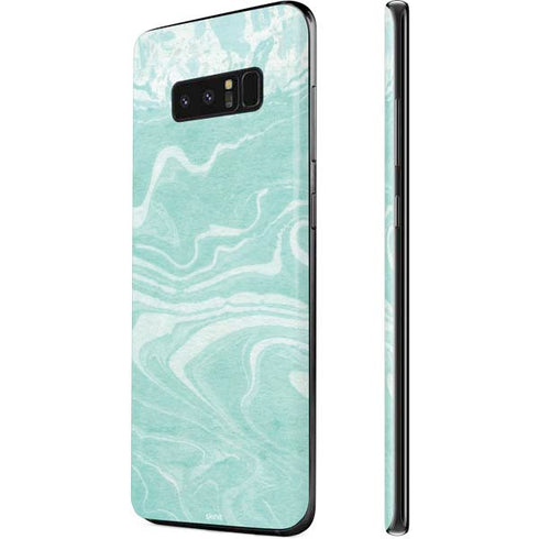 Mint Marbling Galaxy Note 8 Skin