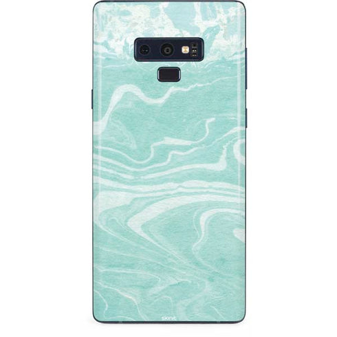 Mint Marbling Galaxy Note 9 Skin
