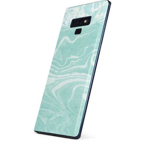 Mint Marbling Galaxy Note 9 Skin