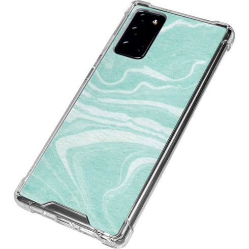 Mint Marbling Galaxy Note20 5G Clear Case