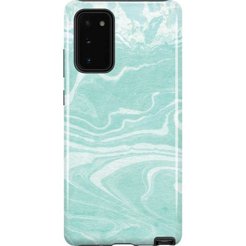 Mint Marbling Galaxy Note20 5G Pro Case