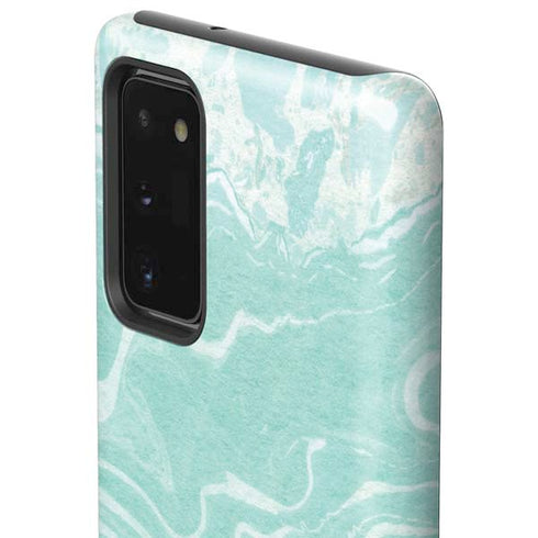 Mint Marbling Galaxy Note20 5G Pro Case
