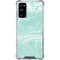 Mint Marbling Galaxy S20 FE Clear Case