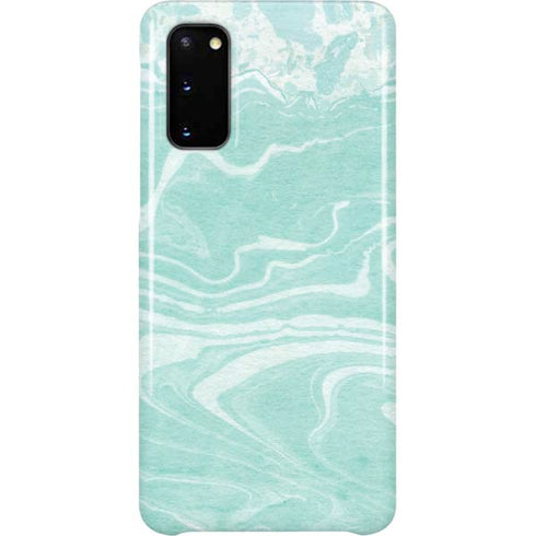 Mint Marbling Galaxy S20 Lite Case