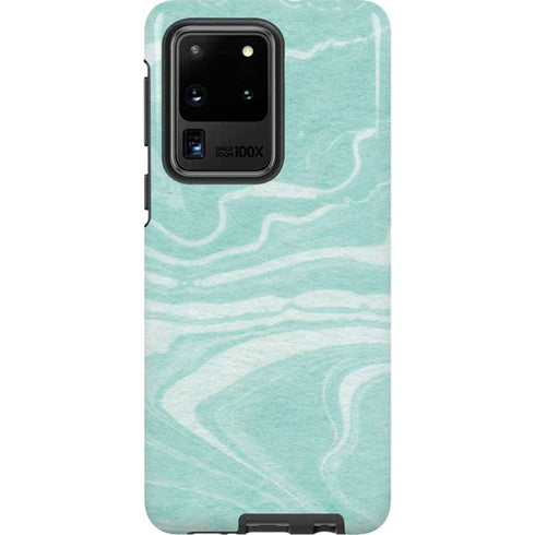 Mint Marbling Galaxy S20 Ultra 5G Pro Case