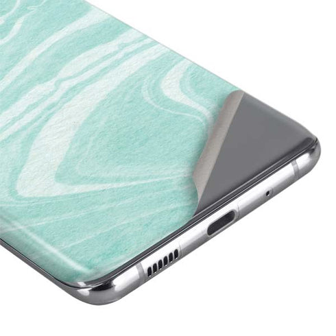 Mint Marbling Galaxy S20 Ultra 5G Skin