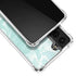 Mint Marbling Galaxy S21 FE Clear Case