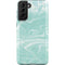 Mint Marbling Galaxy S21 FE Pro Case