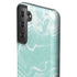 Mint Marbling Galaxy S21 FE Pro Case