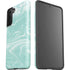 Mint Marbling Galaxy S21 FE Pro Case