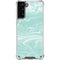 Mint Marbling Galaxy S21 Plus 5G Clear Case