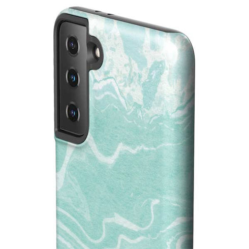 Mint Marbling Galaxy S21 Plus 5G Pro Case