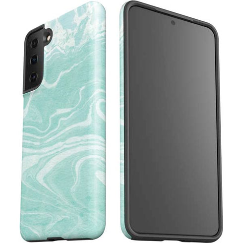 Mint Marbling Galaxy S21 Plus 5G Pro Case