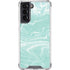 Mint Marbling Galaxy S22 Clear Case