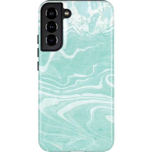Mint Marbling Galaxy S22 Plus Pro Case