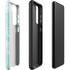 Mint Marbling Galaxy S22 Pro Case