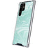 Mint Marbling Galaxy S22 Ultra Clear Case