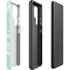 Mint Marbling Galaxy S22 Ultra Pro Case