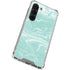 Mint Marbling Galaxy S23 Clear Case