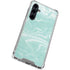 Mint Marbling Galaxy S23 FE Clear Case