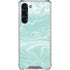 Mint Marbling Galaxy S23 Plus Clear Case