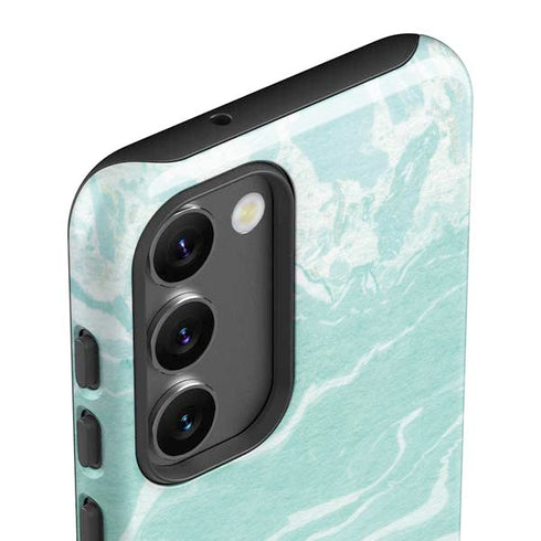 Mint Marbling Galaxy S23 Plus Pro Case
