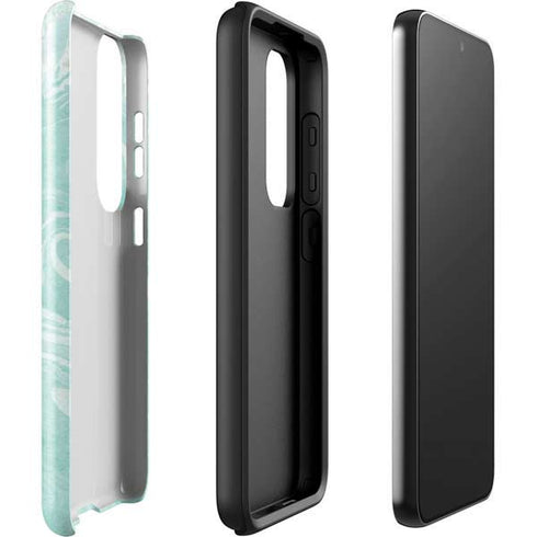 Mint Marbling Galaxy S23 Plus Pro Case
