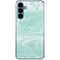Mint Marbling Galaxy S24 Clear Case