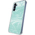 Mint Marbling Galaxy S24 Clear Case
