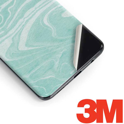 Mint Marbling Galaxy S9 Plus Skin