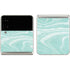 Mint Marbling Galaxy Z Flip3 5G Skin