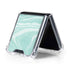 Mint Marbling Galaxy Z Flip5 5G Clear Case