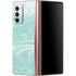 Mint Marbling Galaxy Z Fold2 5G Skin