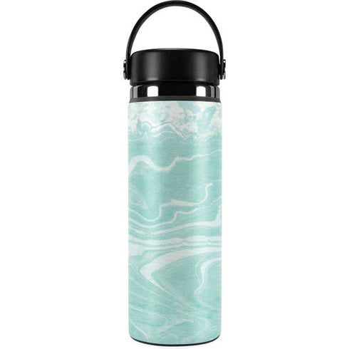Mint Marbling Hydro Flask 20oz Wide Mouth Skin
