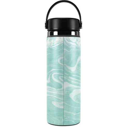 Mint Marbling Hydro Flask 20oz Wide Mouth Skin