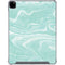 Mint Marbling iPad Pro 12.9in (2020) Clear Case
