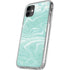 Mint Marbling iPhone 11 Clear Case