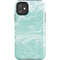 Mint Marbling iPhone 11 Impact Case