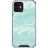 Mint Marbling iPhone 12 Clear Case