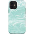 Mint Marbling iPhone 12 Impact Case
