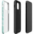 Mint Marbling iPhone 12 Impact Case